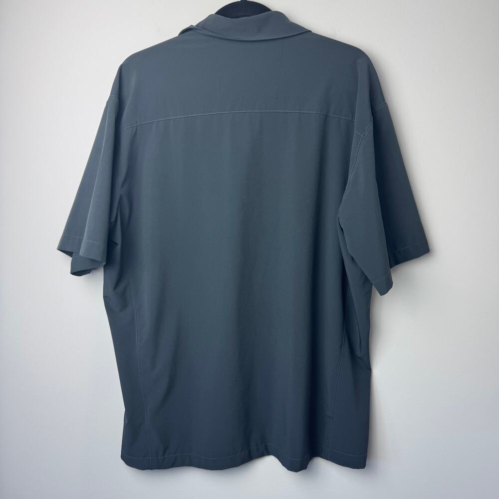 Kuhl Renegade Tufflex Men's Grey Short Sleeve Button Down Shirt XL - Picture 8 of 8